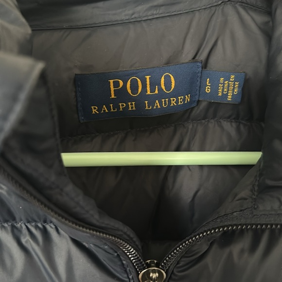 Polo Ralph Lauren Mens Packable Water-Repellent Down Vest Aviator Navy Large - Picture 5 of 5